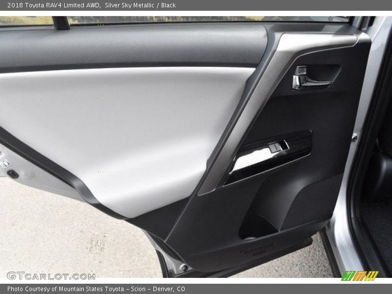 Silver Sky Metallic / Black 2018 Toyota RAV4 Limited AWD