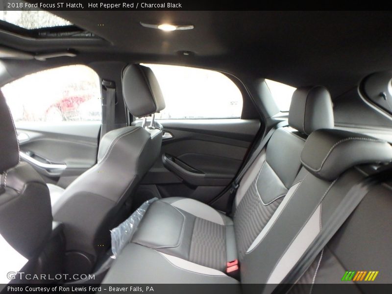 Rear Seat of 2018 Focus ST Hatch
