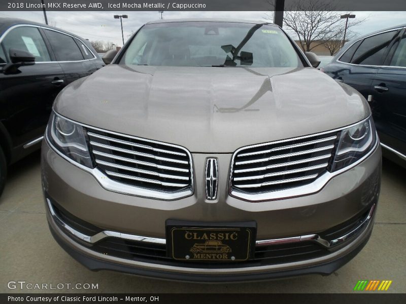 Iced Mocha Metallic / Cappuccino 2018 Lincoln MKX Reserve AWD