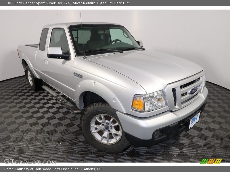 Silver Metallic / Medium Dark Flint 2007 Ford Ranger Sport SuperCab 4x4