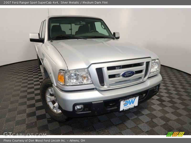Silver Metallic / Medium Dark Flint 2007 Ford Ranger Sport SuperCab 4x4