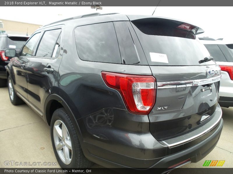 Magnetic Metallic / Ebony Black 2018 Ford Explorer XLT