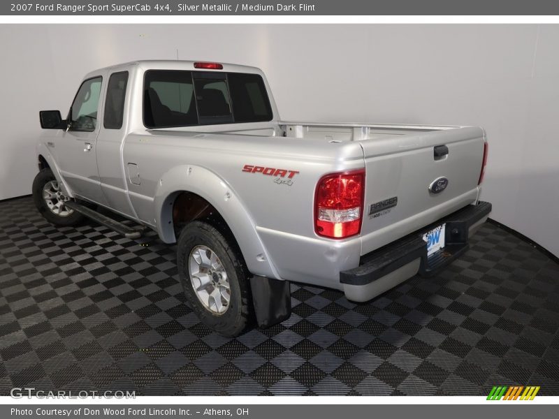 Silver Metallic / Medium Dark Flint 2007 Ford Ranger Sport SuperCab 4x4