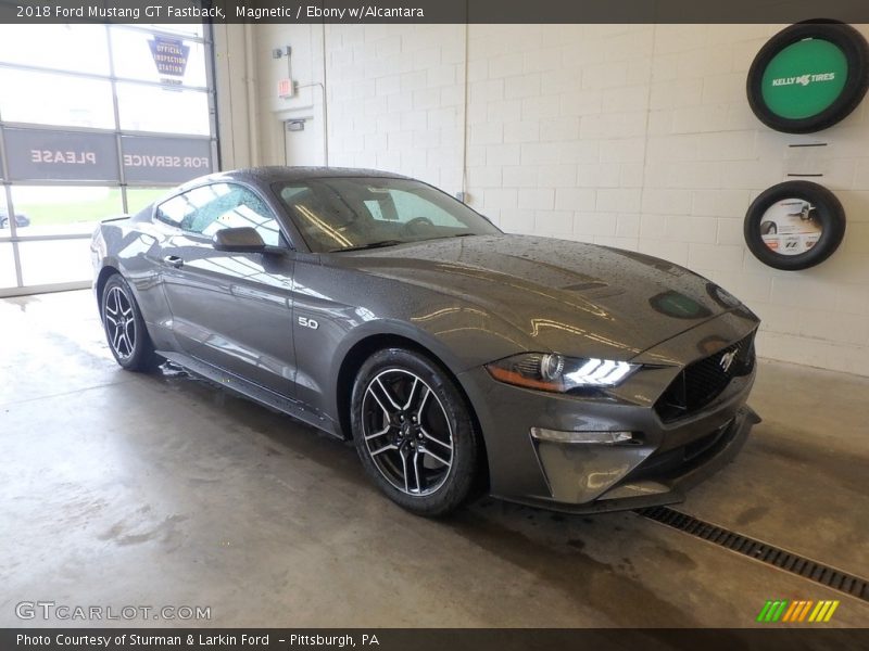 Magnetic / Ebony w/Alcantara 2018 Ford Mustang GT Fastback
