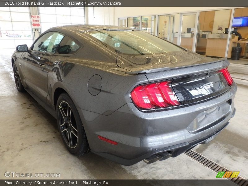 Magnetic / Ebony w/Alcantara 2018 Ford Mustang GT Fastback