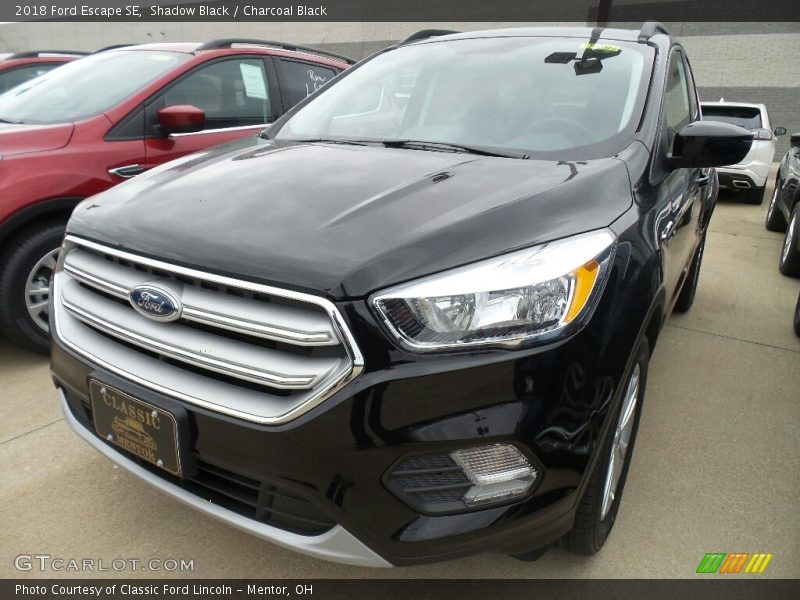 Shadow Black / Charcoal Black 2018 Ford Escape SE