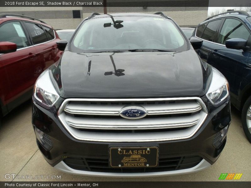 Shadow Black / Charcoal Black 2018 Ford Escape SE