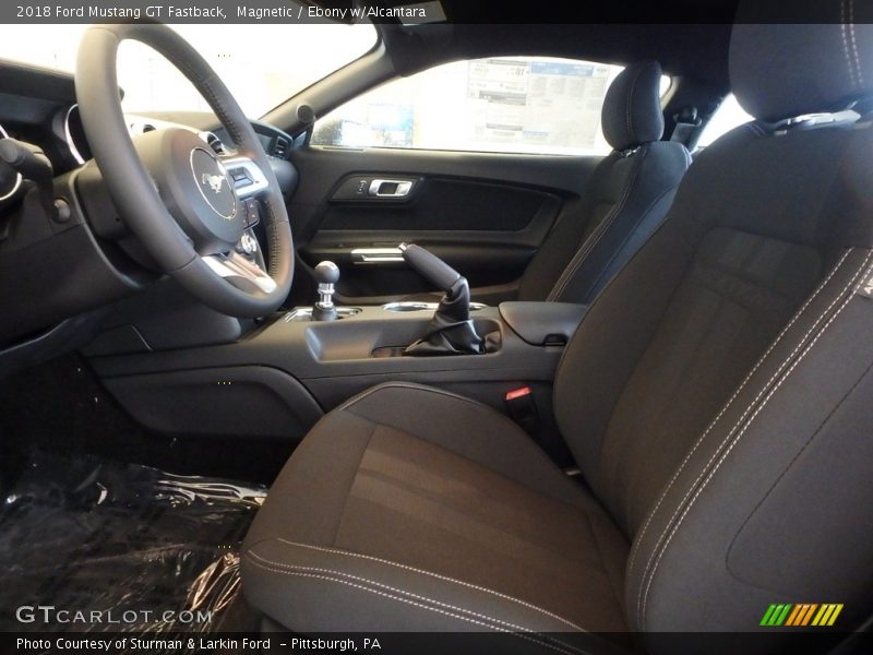 Magnetic / Ebony w/Alcantara 2018 Ford Mustang GT Fastback