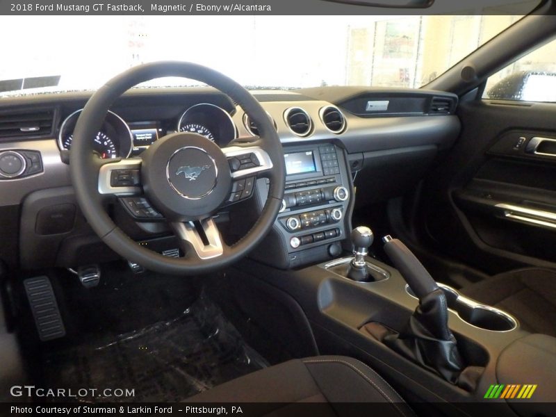Magnetic / Ebony w/Alcantara 2018 Ford Mustang GT Fastback