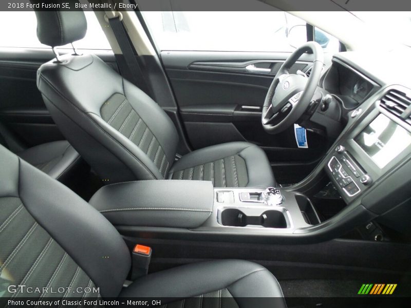 Blue Metallic / Ebony 2018 Ford Fusion SE