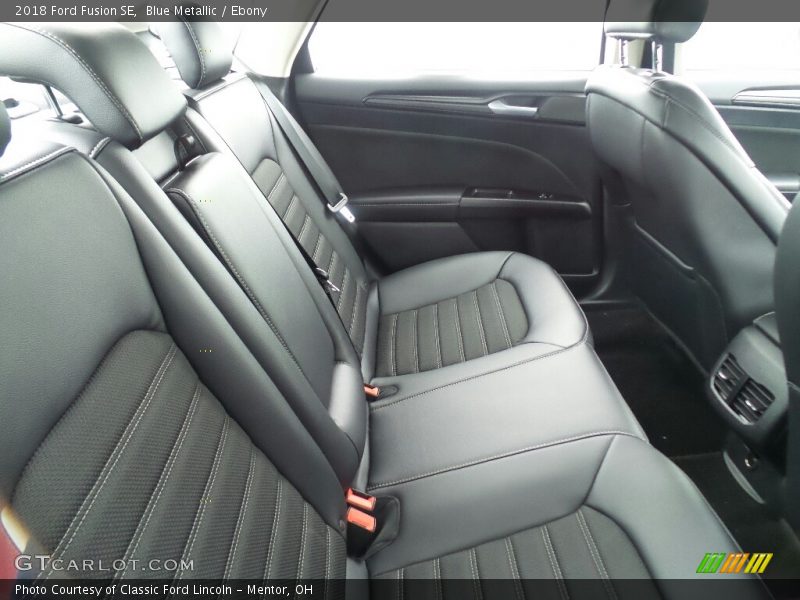 Blue Metallic / Ebony 2018 Ford Fusion SE