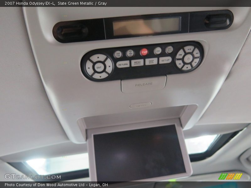 Slate Green Metallic / Gray 2007 Honda Odyssey EX-L