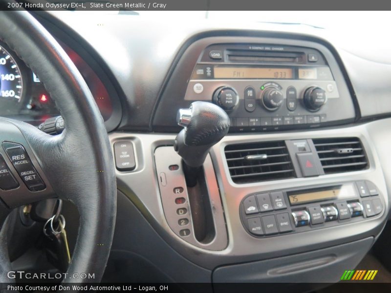 Slate Green Metallic / Gray 2007 Honda Odyssey EX-L