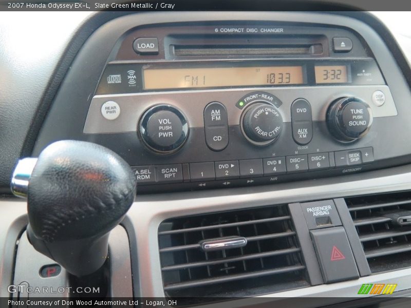 Slate Green Metallic / Gray 2007 Honda Odyssey EX-L