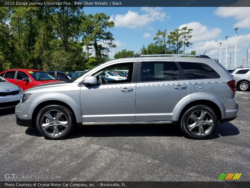 Billet Silver Metallic / Black 2016 Dodge Journey Crossroad Plus