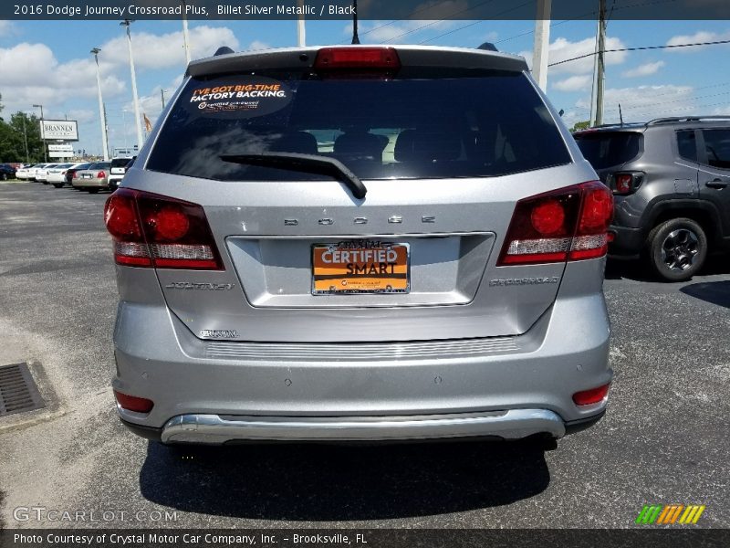 Billet Silver Metallic / Black 2016 Dodge Journey Crossroad Plus
