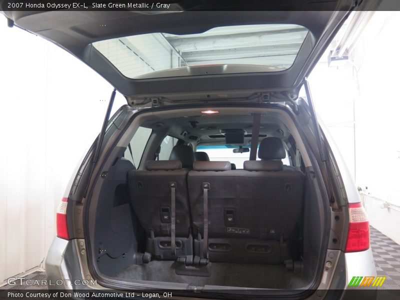 Slate Green Metallic / Gray 2007 Honda Odyssey EX-L
