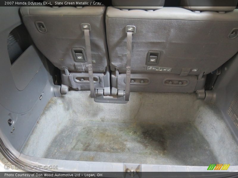 Slate Green Metallic / Gray 2007 Honda Odyssey EX-L