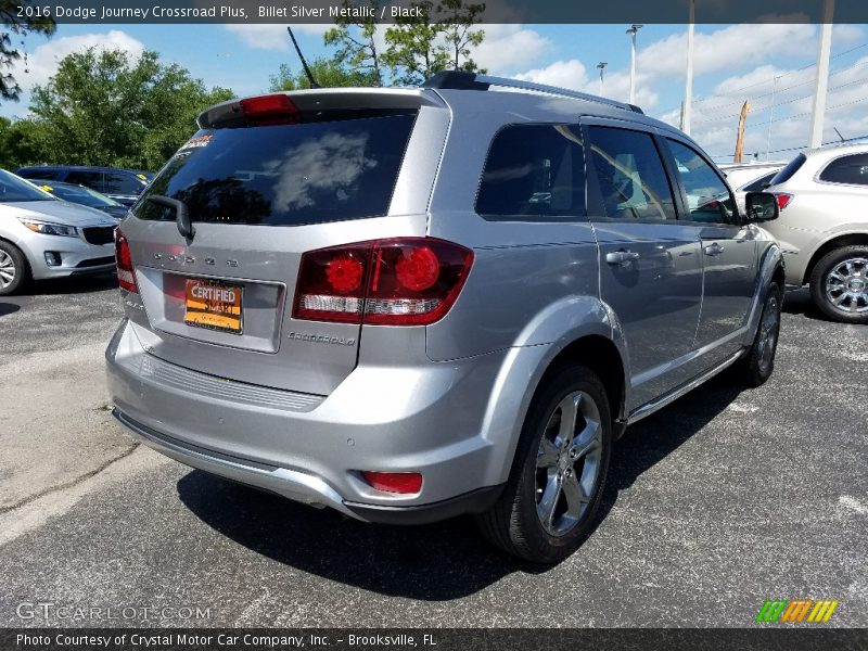 Billet Silver Metallic / Black 2016 Dodge Journey Crossroad Plus