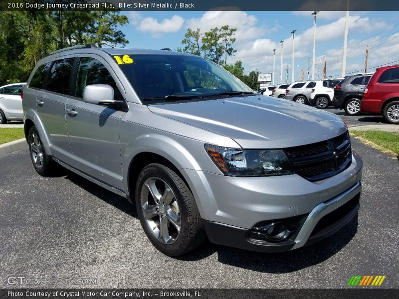 Billet Silver Metallic / Black 2016 Dodge Journey Crossroad Plus