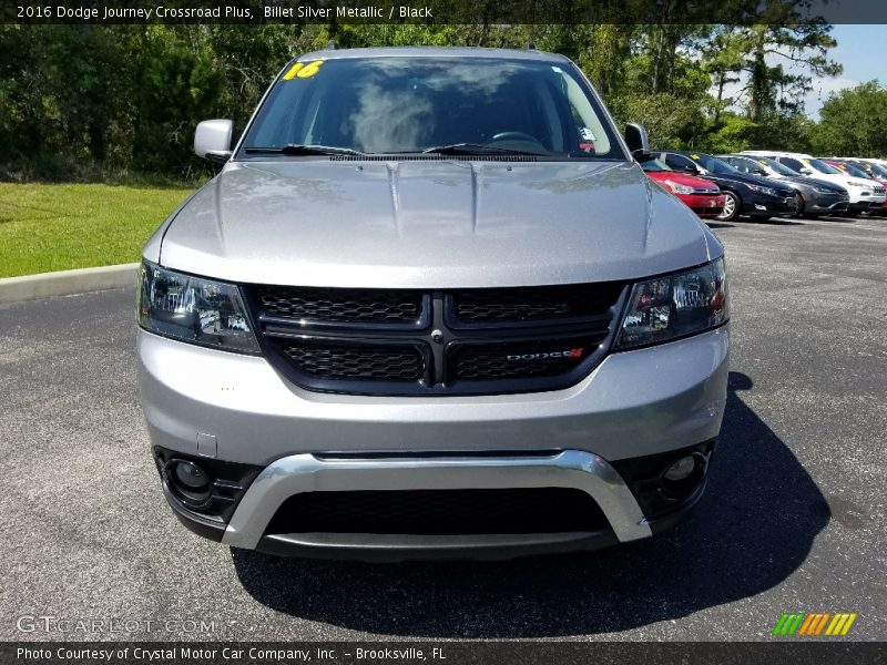 Billet Silver Metallic / Black 2016 Dodge Journey Crossroad Plus