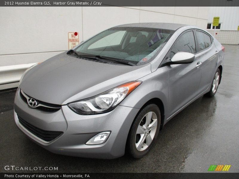 Harbor Gray Metallic / Gray 2012 Hyundai Elantra GLS