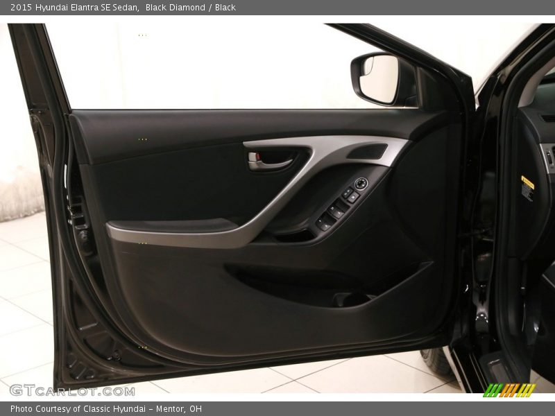 Black Diamond / Black 2015 Hyundai Elantra SE Sedan