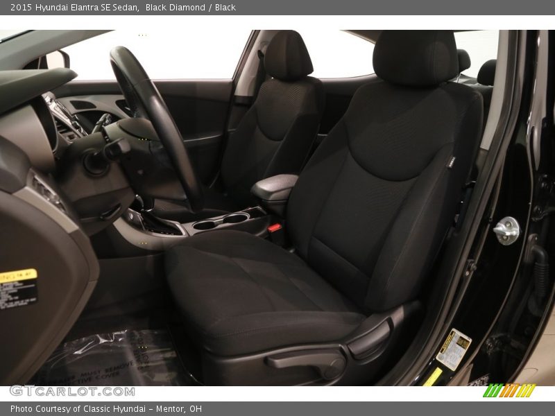 Black Diamond / Black 2015 Hyundai Elantra SE Sedan