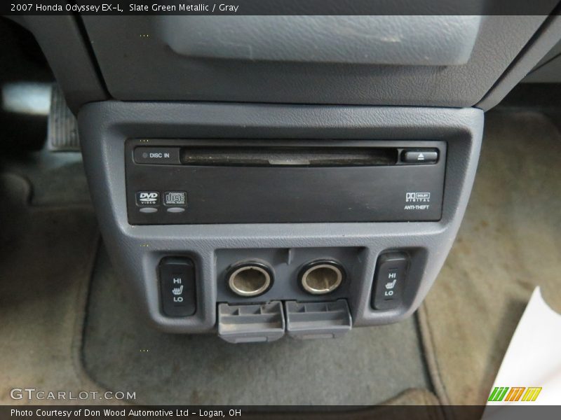Slate Green Metallic / Gray 2007 Honda Odyssey EX-L