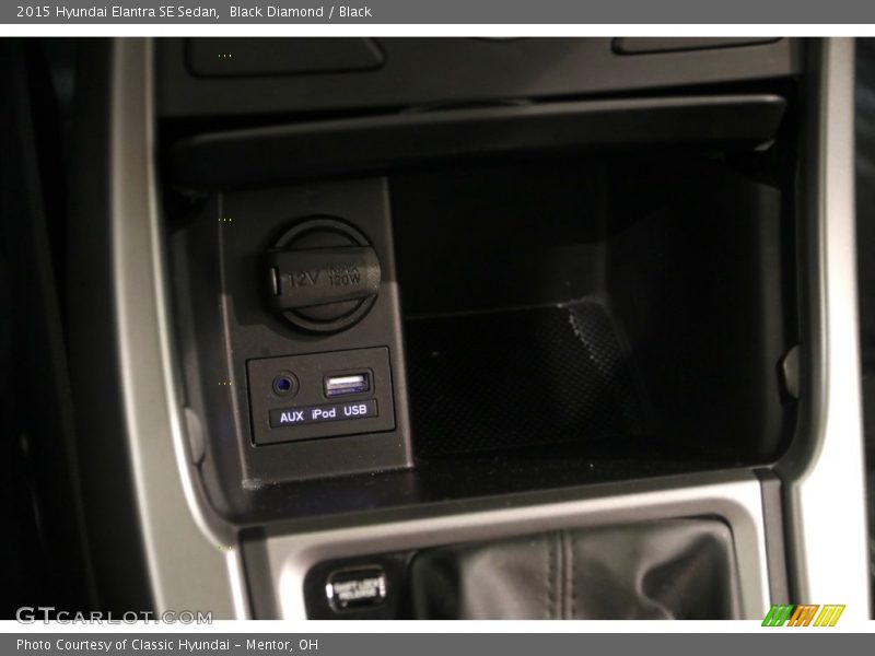 Black Diamond / Black 2015 Hyundai Elantra SE Sedan
