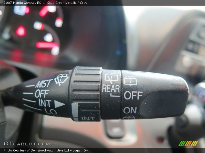 Slate Green Metallic / Gray 2007 Honda Odyssey EX-L