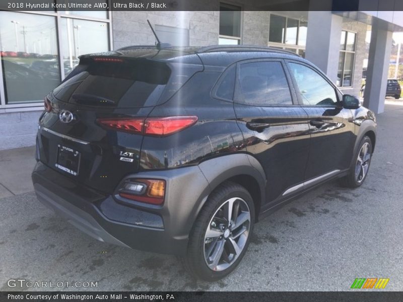 Ultra Black / Black 2018 Hyundai Kona Ultimate AWD
