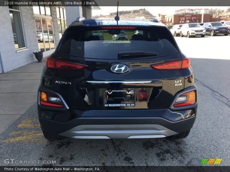 Ultra Black / Black 2018 Hyundai Kona Ultimate AWD