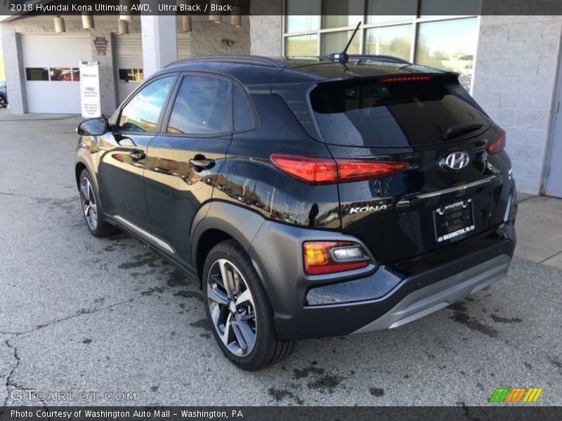 Ultra Black / Black 2018 Hyundai Kona Ultimate AWD