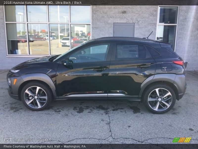 Ultra Black / Black 2018 Hyundai Kona Ultimate AWD