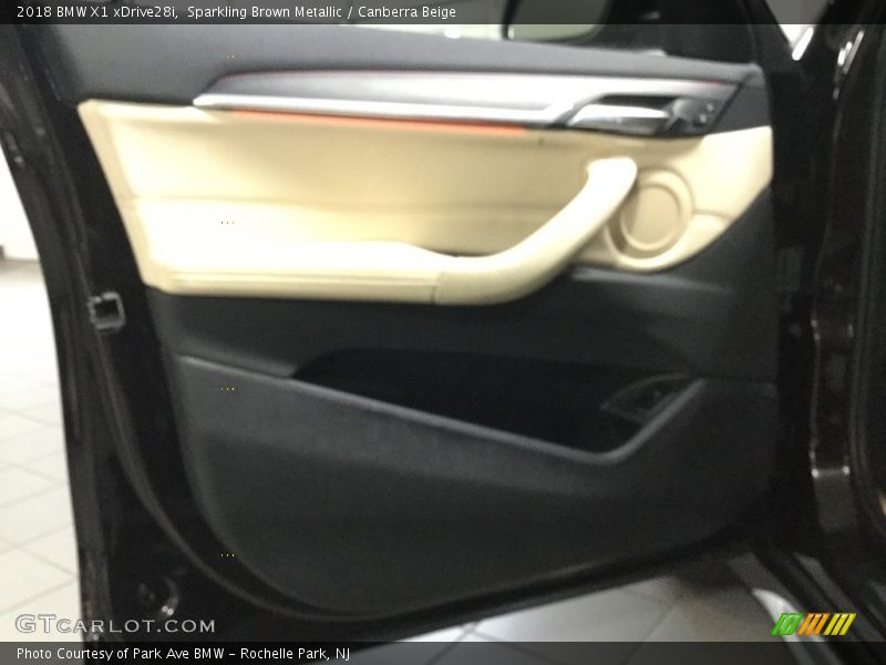 Sparkling Brown Metallic / Canberra Beige 2018 BMW X1 xDrive28i