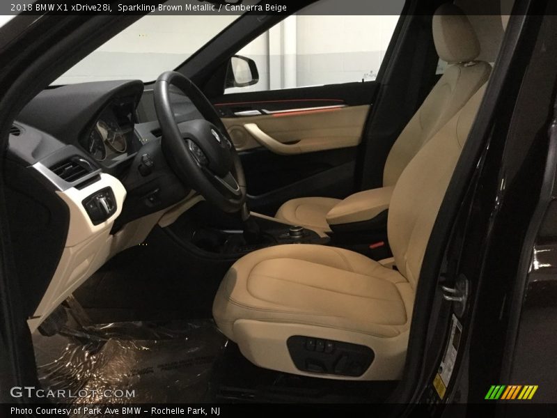 Sparkling Brown Metallic / Canberra Beige 2018 BMW X1 xDrive28i