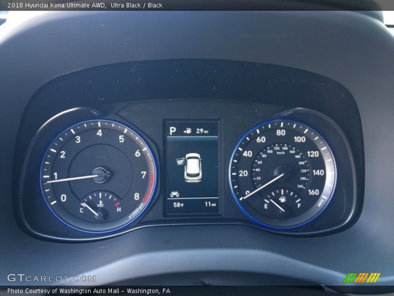  2018 Kona Ultimate AWD Ultimate AWD Gauges