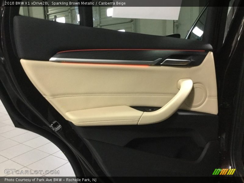 Sparkling Brown Metallic / Canberra Beige 2018 BMW X1 xDrive28i