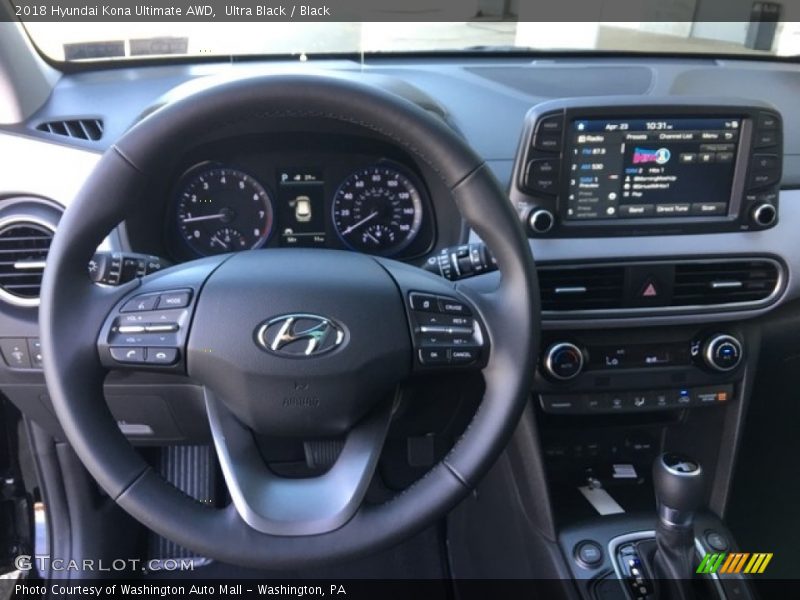 Controls of 2018 Kona Ultimate AWD