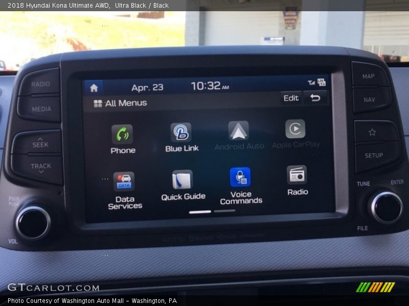 Controls of 2018 Kona Ultimate AWD