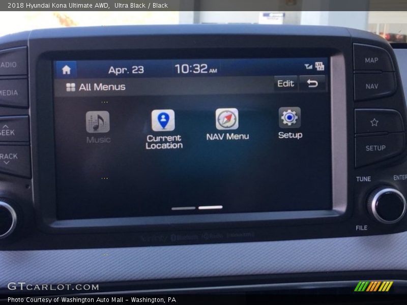 Controls of 2018 Kona Ultimate AWD