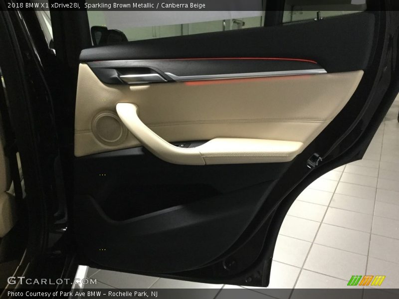 Sparkling Brown Metallic / Canberra Beige 2018 BMW X1 xDrive28i
