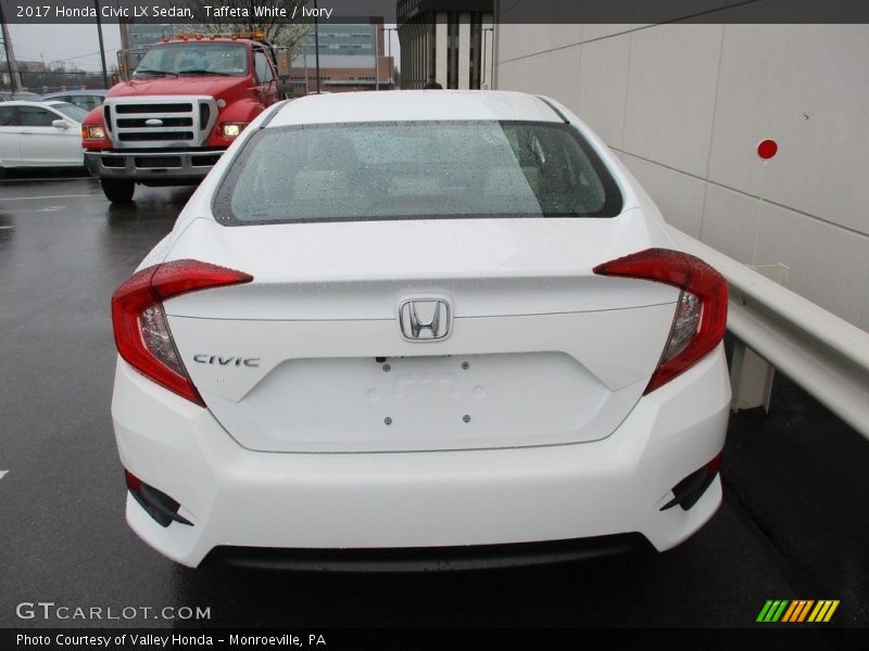 Taffeta White / Ivory 2017 Honda Civic LX Sedan