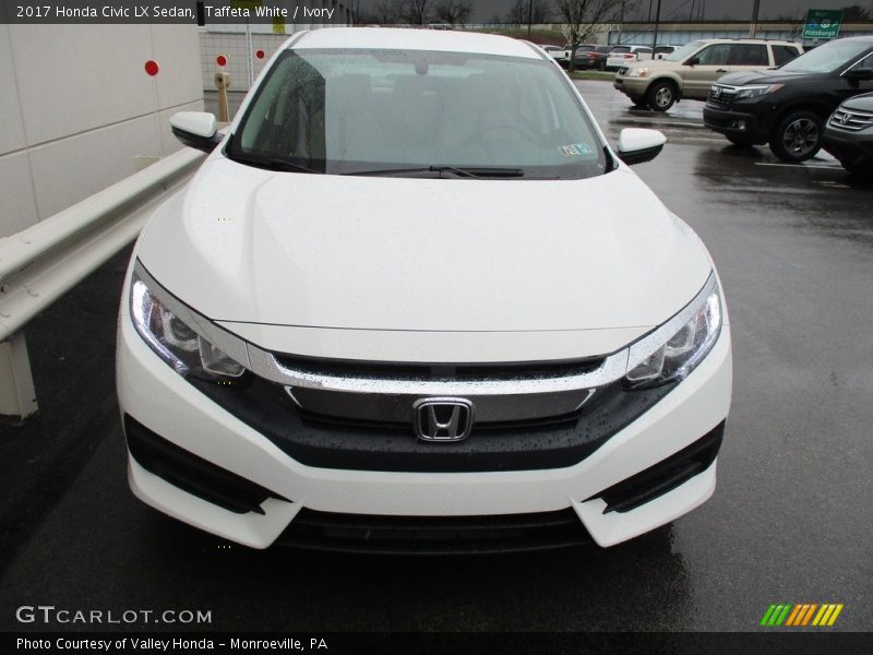 Taffeta White / Ivory 2017 Honda Civic LX Sedan