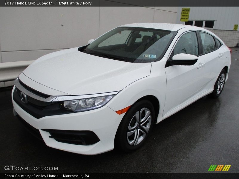 Taffeta White / Ivory 2017 Honda Civic LX Sedan