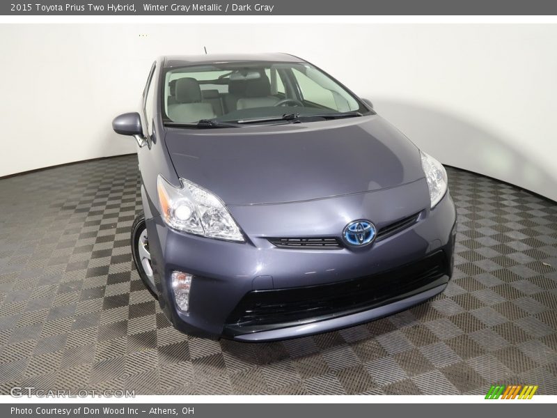 Winter Gray Metallic / Dark Gray 2015 Toyota Prius Two Hybrid
