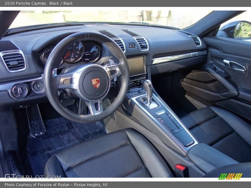  2016 Cayman  Black Interior