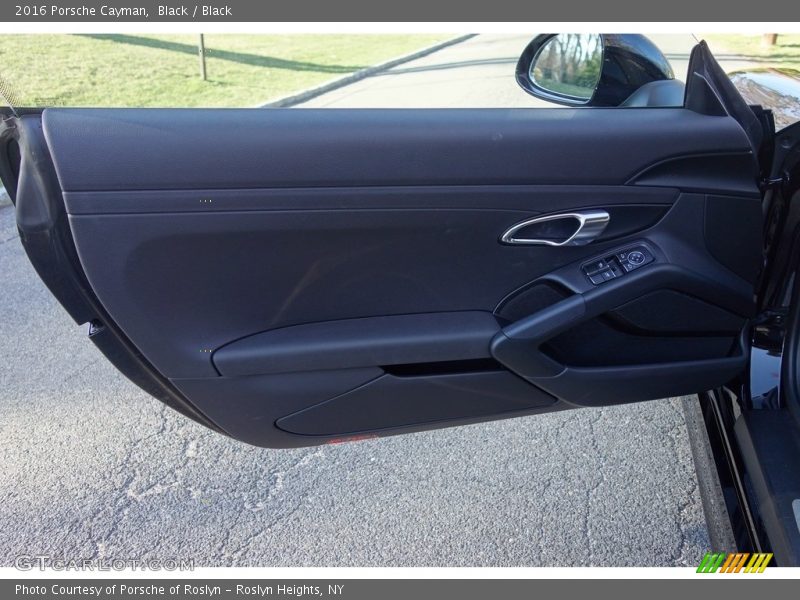 Black / Black 2016 Porsche Cayman