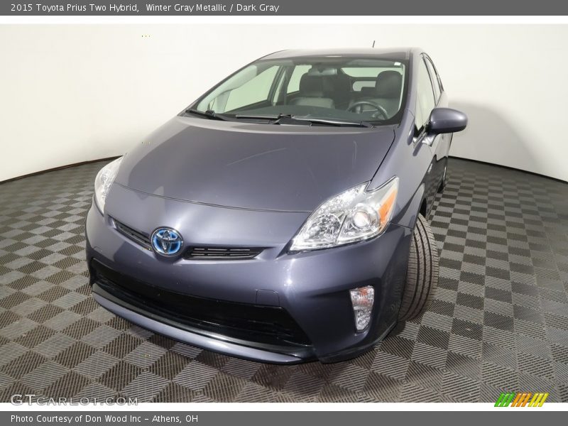 Winter Gray Metallic / Dark Gray 2015 Toyota Prius Two Hybrid